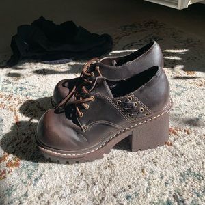 Vintage Route 66 Chunky Boot